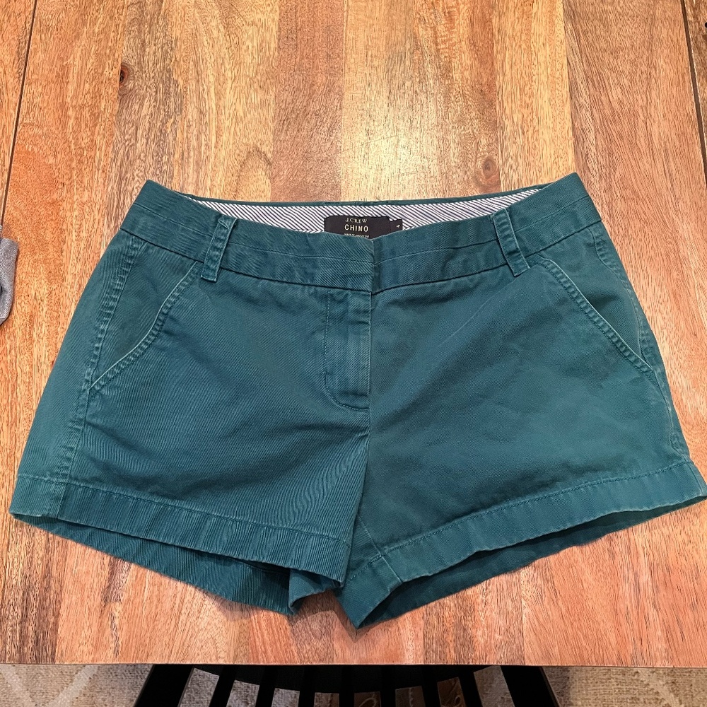 J. Crew Shorts in Green Size 4